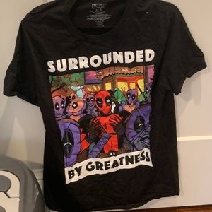 Marvel T shirt Deadpool size L